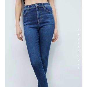 Skinny high rise Zara jeans